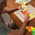 PHIELEY 96 Activities for Dementia Patients, Pieces Wooden Puzzle Games for Seniors, Colorful Shape Pattern Alzheimers