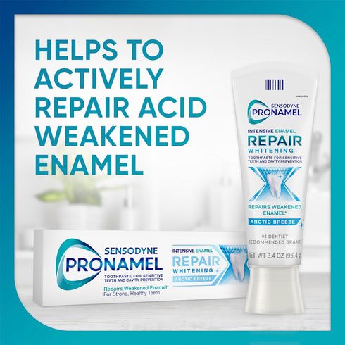 Sensodyne Pronamel Intensive Enamel Repair Toothpaste ¦ Sensitive Teeth, Cavity Protection, Whitening, Arctic Breeze -