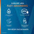 Vaseline Men's Healing Moisture Hand & Body Lotion for Dry Skin, Fast Absorbing, Non-Greasy, 20.3 oz, Pack of 3
