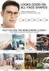 MARE AZZURO Flexible Reading Glasses for Men - Lightweight Readers in Tortoise, Available in Multiple Strengths (2.50)