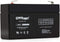ExpertPower EXP612 6V 1.2 Amp Rechargeable Battery replaces LEOCH DJW6-1.2 T1 F1 6V1.3AH 6V1.4AH with F1 Terminals