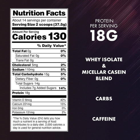 Osmo Nutrition Rapid Recovery Mix | Whey Isolate & Micellar Casein Powdered Drink | Vanilla | 14 Servings | All Natural