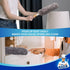 MR.SIGA Lint Free Microfiber Duster, Washable Reusable with Bamboo Handle, Replaceable Head for Household Cleaning
