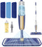 Microfiber Spray Mops for Hardwood Floor Cleaning - MEXERRIS Wet Jet Mops with 3X Washable Pads for Floor