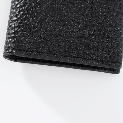 Stylish PU Leather Condom Holder - Black Mini Purse for Men