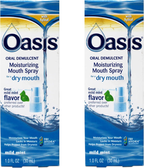 Oasis Moisturizing Mouth Spray for a Dry Mouth, Mild Mint Flavor, 1 FL