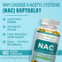 HZZYPLANT Immune, 1200mg 2 NAC Supplement - NAC Softgels for Antioxidant, Respiratory, Liver Health Support - High