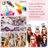 Hotop 100 Pcs Plastic Headbands Bulk, 1 Inch Wide Craft No Teeth Plain Headbands for Girls Women (White)