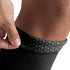 Truform Women's Compression Stockings, 20-30 mmHg, Thigh High Length, Closed Toe, Opaque, Large Black