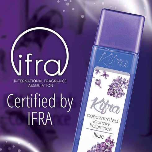 KIFRA Lilac Concentrated Laundry Fragrance 6.76 Fl Oz 200ml - 80 Washing Cycles.