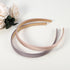 VOCOSTE 2 Pcs Solid Simple Satin Headbands, Fashion Hair Hoop for Women, Anti Slip Accessories, Champagne, Purple