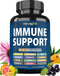 StrongVit Immune Support Supplement 12 in 1 Complex with Vitamin C, D3,