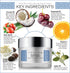 TOULON Night Face Cream for Women - Natural Moisturizer for Dry Skin with Vitamin C, Cocoa Butter & Grapeseed Oil