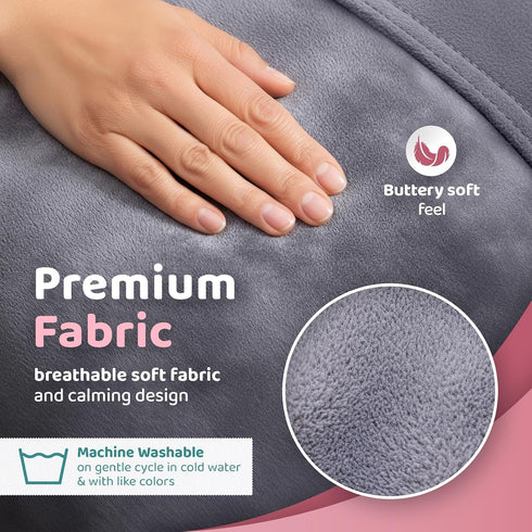 Pack, Zomaple Mastectomy Recovery Pillow with Strap, Gel Seat Belt Cover & Shower Lanyard Post-Op Essentials, Breast