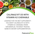 NaturesPlus Chewable Cal/Mag/VIT D3 with Vitamin K2 - 60 Vanilla Tablets - Bone Health Supplement, Gluten-Free
