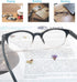 Black Reading Glasses for Women, Cute Small Round Readers +2.25 for Petite Faces, Lightweight Cheaters with Comfortable