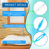Medanera 160 Set 1) Pcs Prepasted Disposable Toothbrushes Bulk Plastic Individually Wrapped Toothbrushes