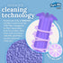 Pure-Sky Microfiber Mop Head Replacement, Deep Clean Mop Pad Refill for House Floors, No Detergents Needed