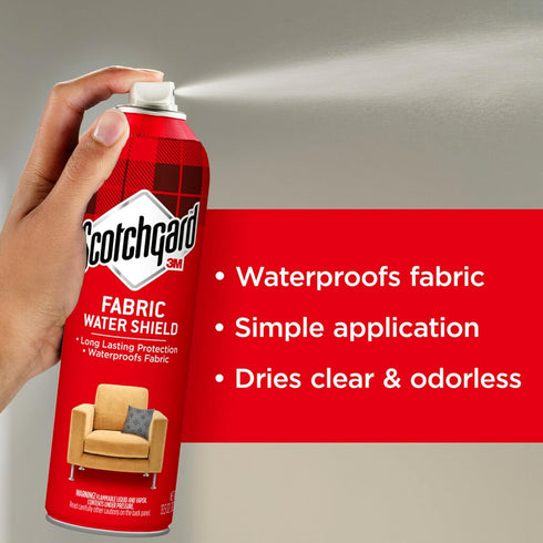 Scotchgard Fabric Water Shield, Long-Lasting Water Repellent Spray for Clothing and Upholstery, Four 10 Oz (Pack of 4)