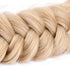Messy Wide 2 Strands Honey Blonde Synthetic Hair Braided Headband for Women (Honey Blonde)