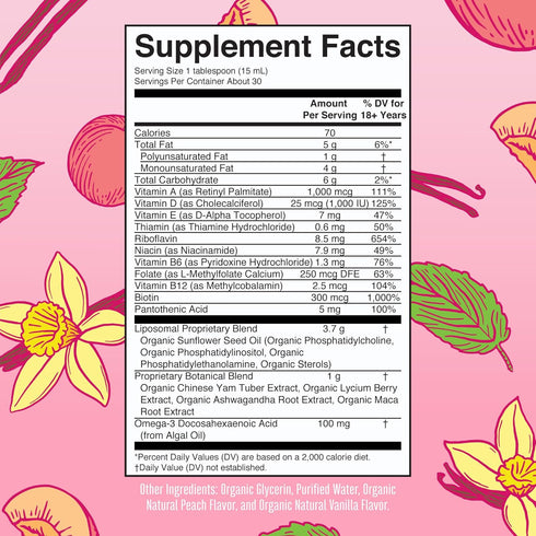 MaryRuth Organics USDA Organic Multivitamin for Women - Sugar Free Liquid Vitamins, Immune Support Supplement,