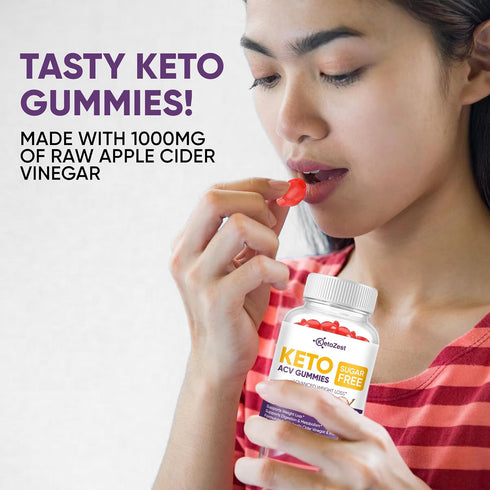 KetoZest Gummies Gummies (1000MG) Keto Acv for Advanced Weight Loss & Belly Fat Burn - Pro Active Super Apple Cider