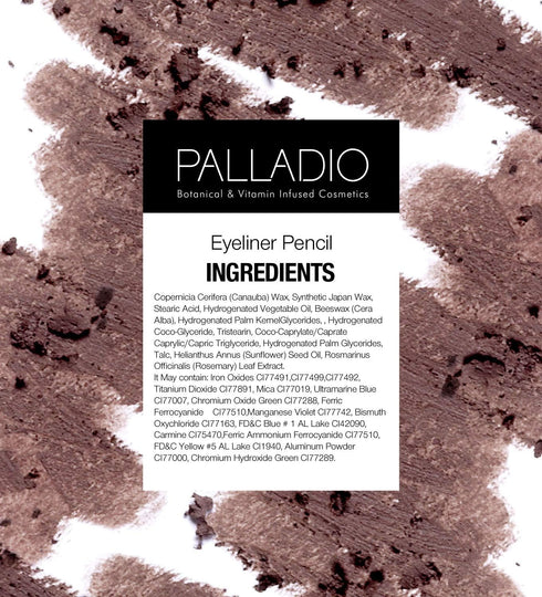 Palladio Wooden Eyeliner Pencil, Lavender, Thin Shape, Easy Application, Long Lasting, Rich Pigment