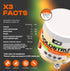 X3 100% Bovine Colostrum Supplement Powder for Humans, Pure Whole Natural Grass Fed Superfood, High IgG, Plus Probiotic