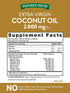 Nature's Truth Coconut Oil Capsules | 100 Softgels | Naturally Occuring MCTs | Non-GMO & Gluten Free