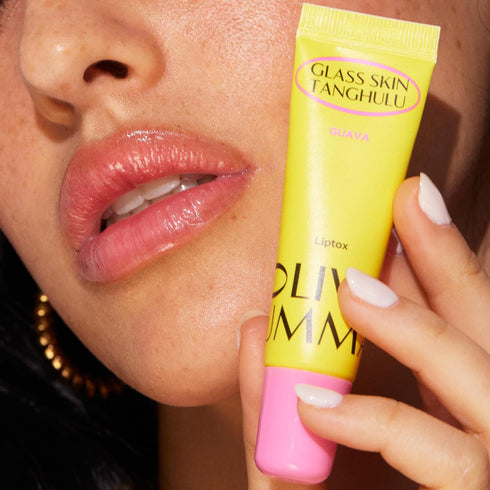 Glass Skin Tanghulu Liptox - Guava Infused Moisturizer for Dry Cracked Lips, Korean Lip Care