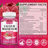 Calcium Magnesium Zinc Gummies with Vitamin D3, K2, B6, B12 - Supports Bone Strength & Muscle Function - 60 Gummies