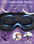 LC-dolida Sleep Headphones, Bluetooth Wireless Music Eye Mask, Ultra-Thin Stereo Speakers for Side Sleepers - Black