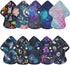 ReUseLife Thongs,7 inch 5 inch (10 Set) Cloth Mama Cloth/Menstrual Pads/Reusable Sanitary Pads Panty Liners for Length