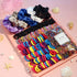 YANRONG Ponytail Holders and Scrunchies Mix for Girls and Women, Traceless Elastic Ropes, Rubber Bands (2155PCS)