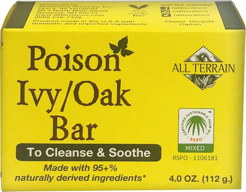All Terrain Natural Poison Ivy Oak Relief, Soothe Itchy & Irritated Skin
