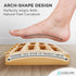 Wooden Foot Massager, Deep Tissue Roller for Plantar Fasciitis Pain Relief, Reflexology Massage Tool for Men & Women