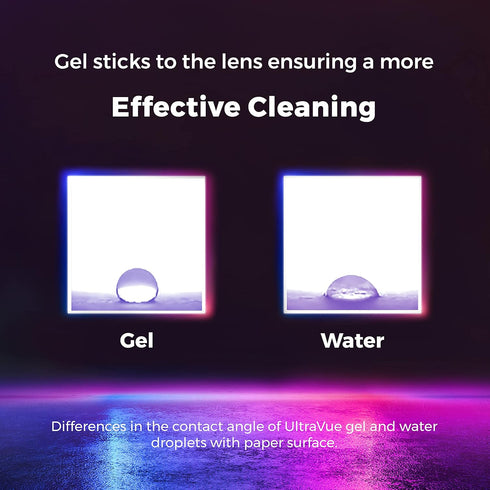 Eyeglass Gel Lens Cleaner Spray Kit - 3 x 2oz Gel Eyeglasses Cleaner Spray Bottle + 2 Microfiber Cloth for Cleaning,