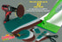 The Clever Cuisine 19ft 19ft 6in 0.3in (6m 15cm 8mm) Green Scrubbing Pad Roll Economy Size Medium Duty Abrasive Scrub