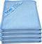 Longmann Window Cleaning Cloth, Glass Cloth, Cleaning Cloth, Streaks Schatches Free (Blue 4