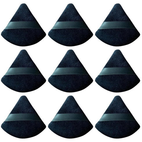 9 pcs Powder Puff Face Makeup Sponge, Triangle for Loose Powder Cosmetic Foundation Beauty Blender