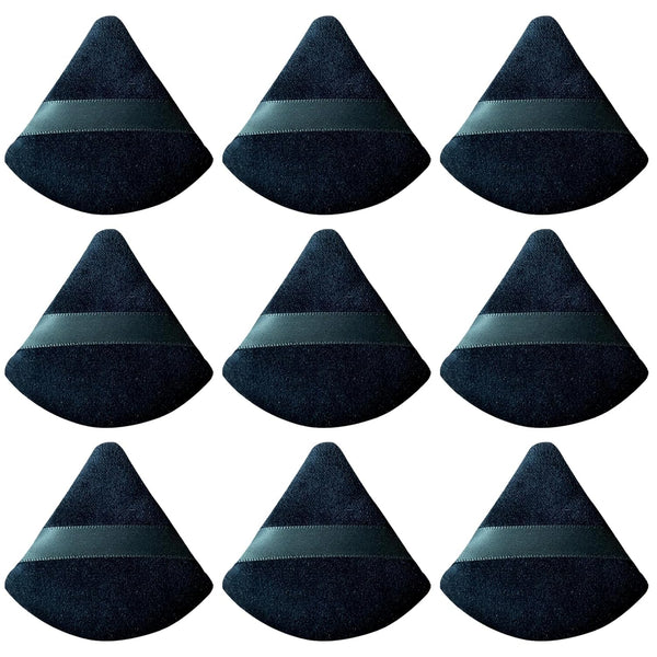 9 pcs Powder Puff Face Makeup Sponge, Triangle for Loose Powder Cosmetic Foundation Beauty Blender