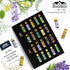 Pure Essential Oil Set - 20 Pcs for Oil Diffuser, Candle Making, Home, Skin Care, Aromatherapy - Tea Tree, Lavender,
