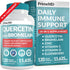 28-in-1 Quercetin with Bromelain Supplement, 120 ct - Quercetin 500mg Capsules for Daily Immune Defense