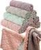 12 Pack Quick Dry Kitchen Towels, Coral Velvet Dishtowels, Soft Absorbent Cleaning Cloths, Double-Sided Microfiber Rags.