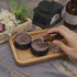 SHIDOW (2PCS) Wood Essential Oil Diffuse, Wooden Aromatherapy Round Car Home Office Diffuser, Wooden Diffuser