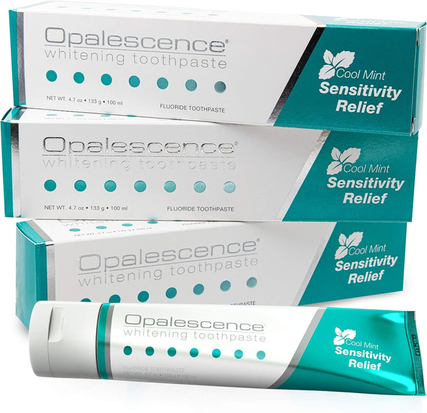 Opalescence Whitening Toothpaste for Sensitive Teeth, Mint Flavor, Gluten Free - 3 Pack