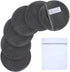 SUNLAND Reusable Makeup Remover Pads, Microfiber Face Cleansing Gloves, Washable Makeup Remover Cloth with Laundry Bag