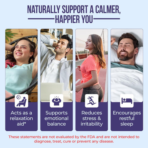Nature's Nectar Anxiety and Stress Relief Supplements, Keep Calm Capsules with Ashwagandha, 60 Capsules