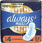 Always Maxi Pads Size 4, Overnight Absorbency, Unscented, 33 Count