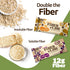 NuGo Fiber d'Lish Peanut Chocolate Chip, 12g High Fiber, Vegan, 160 Calories, 16 Count